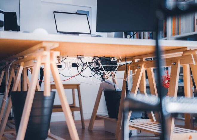 How to Organize Cables and Chargers Neatly for a Tidy Space